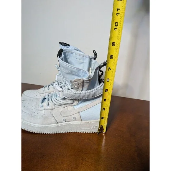 RARE Nike SF AF1 High Blue Tint Sneakers US Men 8 864024-402 Utility Gorpcore